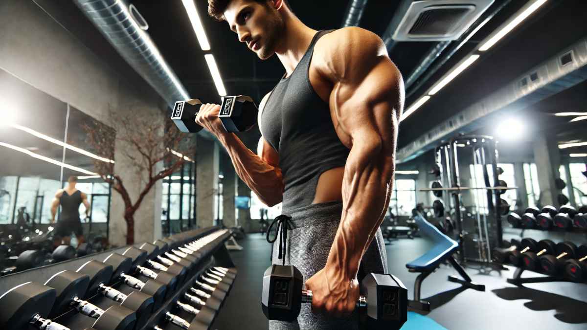 forearm training with dumbbells