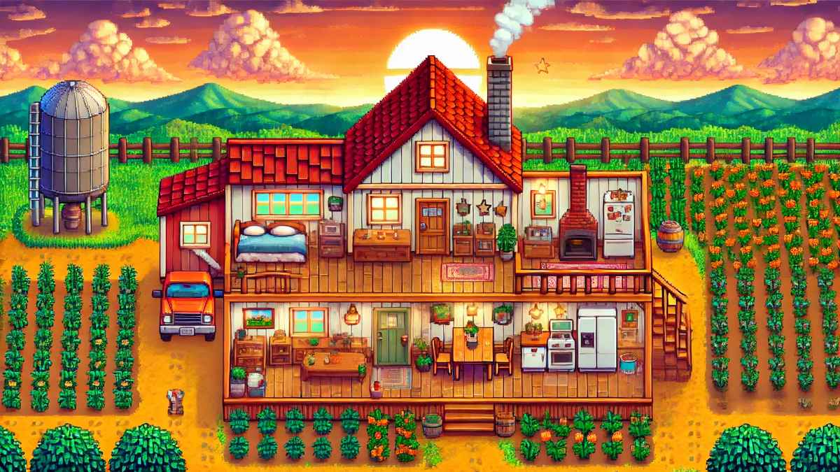 stardew valley house upgrade